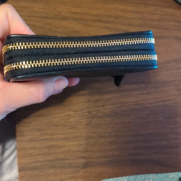 Coach Brown Small Double Zip Wallet/Card Holder - Picture 5 of 16